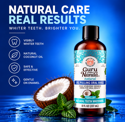 GuruNanda Oil Whitening Mouthwash