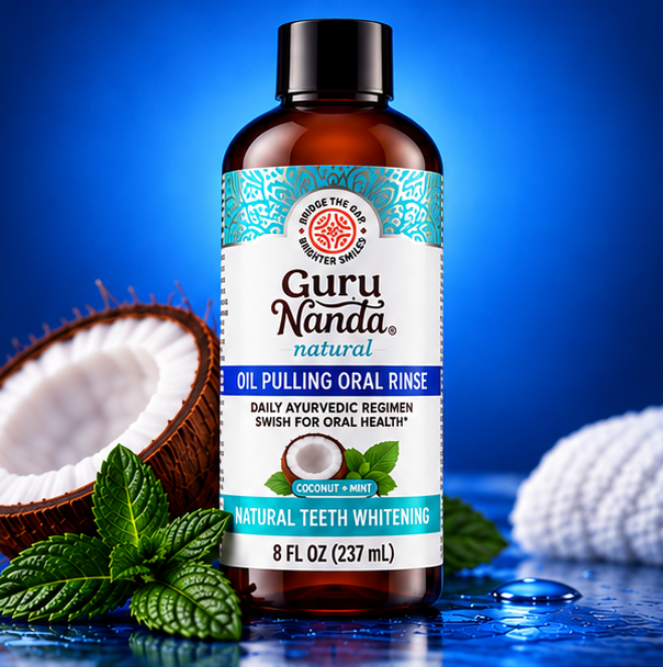 GuruNanda Oil Whitening Mouthwash